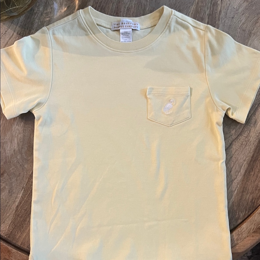 The Beaufort Bonnet Company Light Yellow Kids Tee
